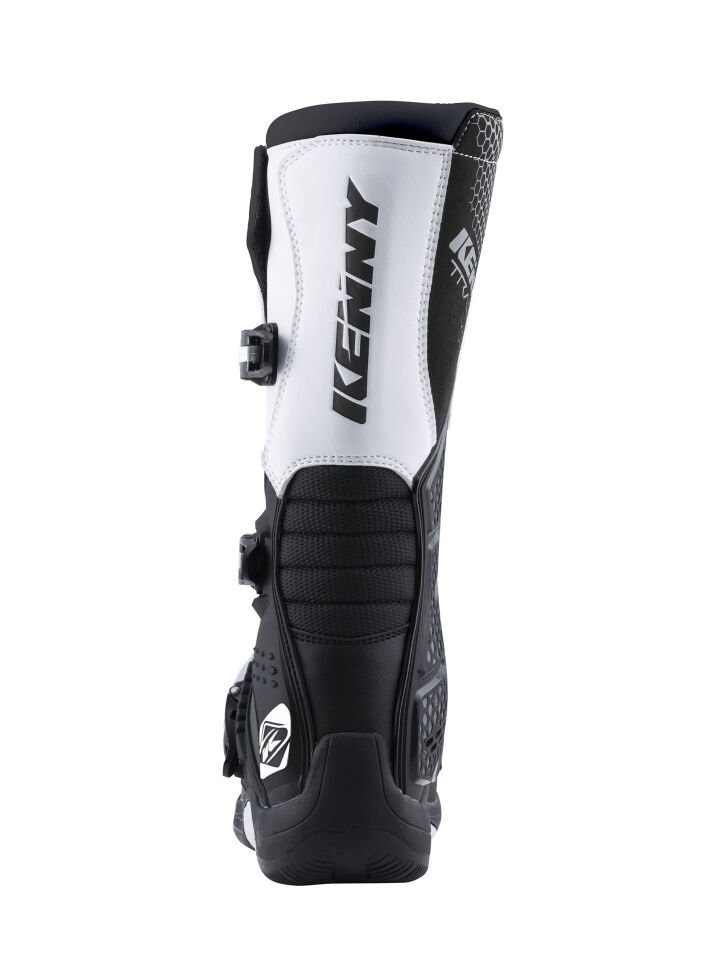 Kenny Track Enduro Botu Beyaz Siyah