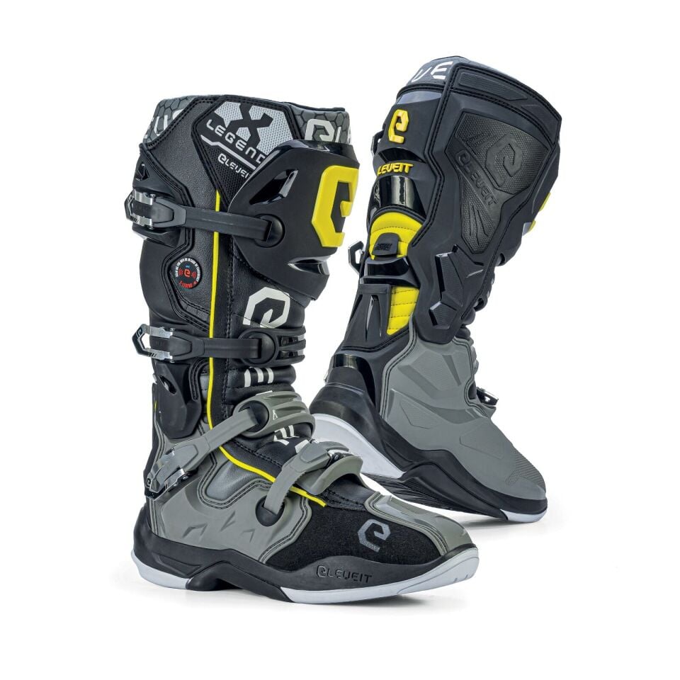 Eleveit X Legend Gri/Siyah Enduro Botu