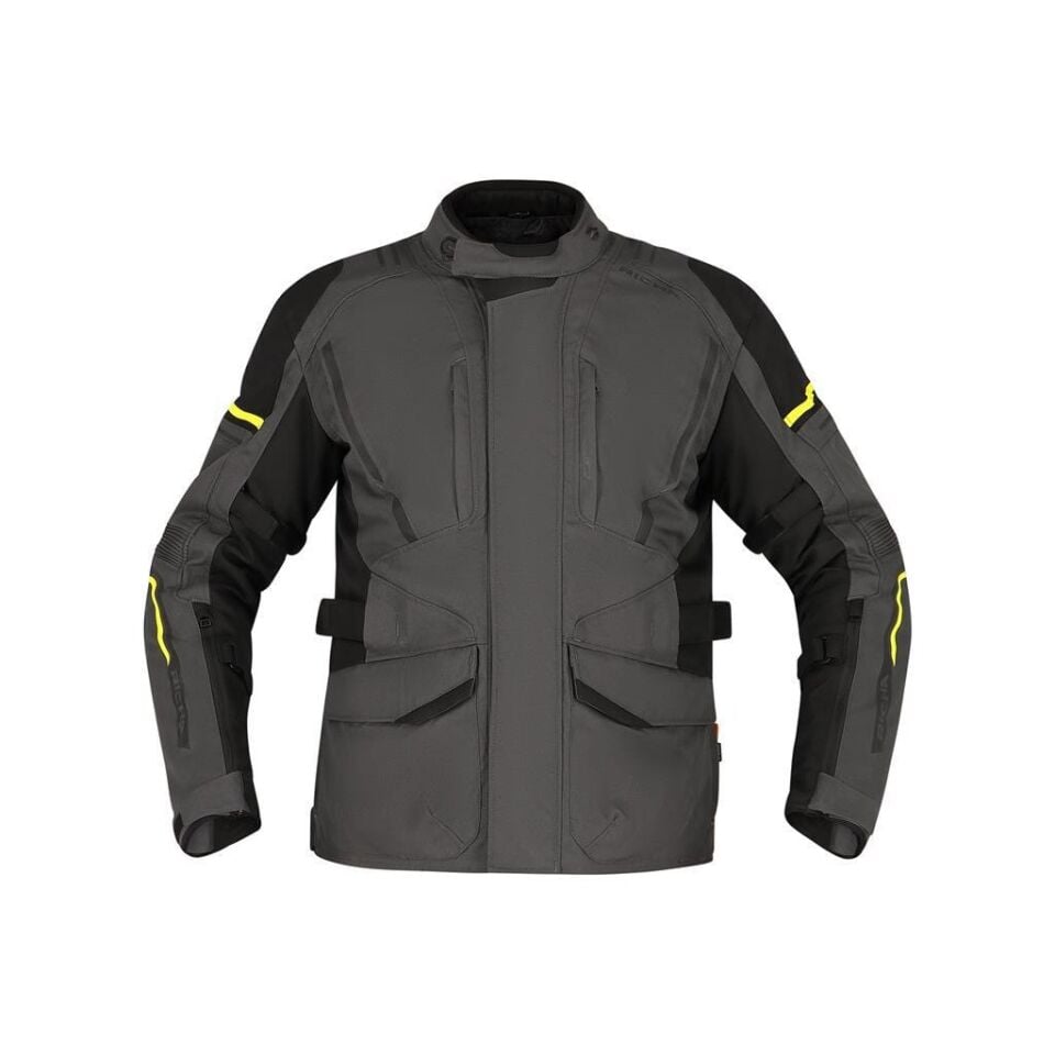 RICHA INFINITY 3 SU GEÇİRMEZ MOTOSİKLET MONTU - GRİ FLUO SARI