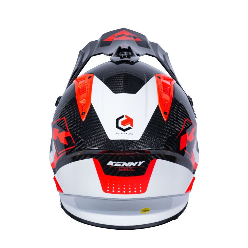 Kenny Titanium Karbon Grafik Kırmızı Siyah Beyaz