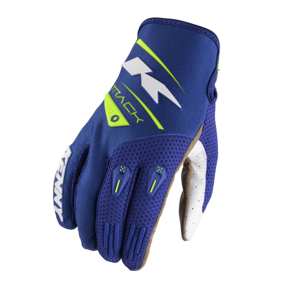 Kenny Track Eldiven Çocuk Navy Neon Yellow