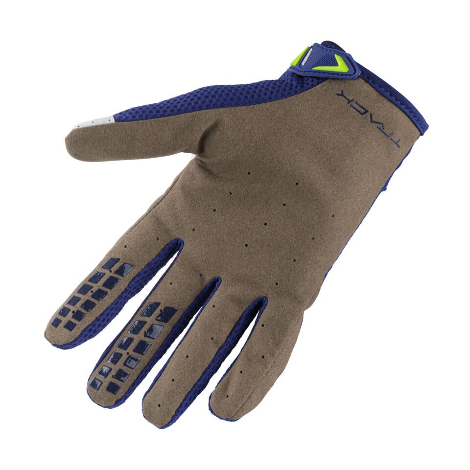 Kenny Track Eldiven Çocuk Navy Neon Yellow