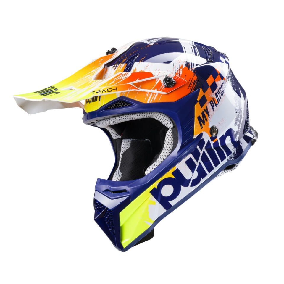 Pull In Trash Race Master Kask Yetişkin Trash Navy