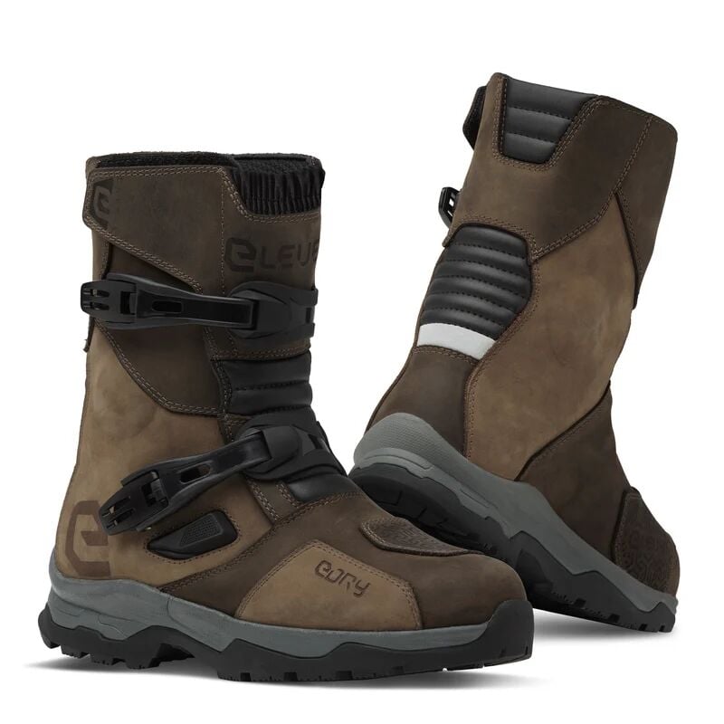 Eleveit X Land ADV Enduro E-DRY Motosiklet Botu Kısa Kahverengi
