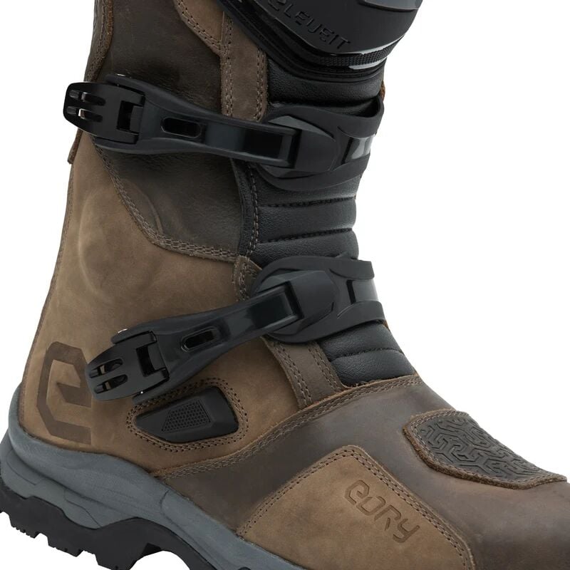 Eleveit X Land ADV Enduro E-DRY Motosiklet Botu Uzun Kahverengi