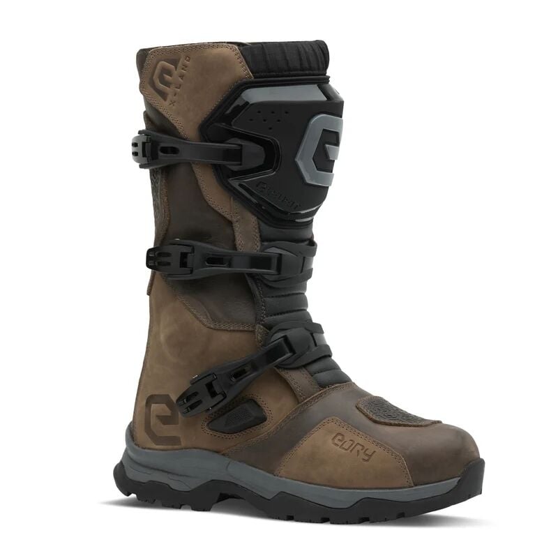 Eleveit X Land ADV Enduro E-DRY Motosiklet Botu Uzun Kahverengi