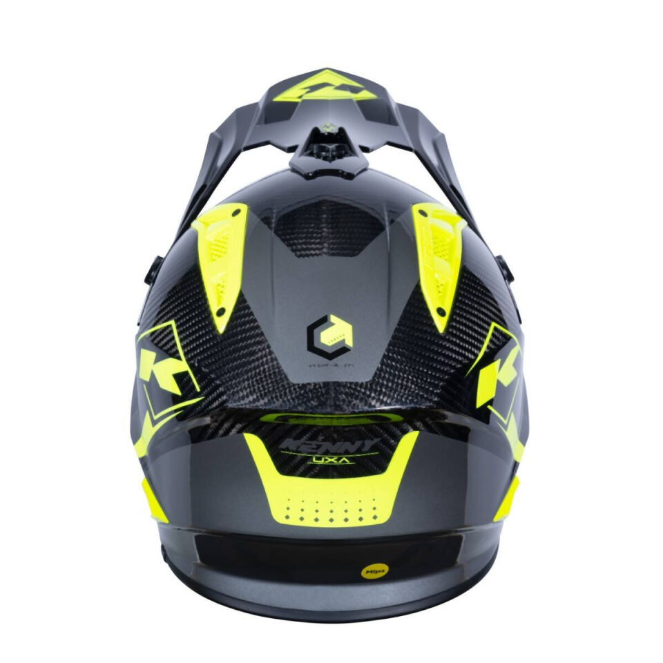 Kenny Racing Titanium Karbon Kask Graphic Neon Sarı