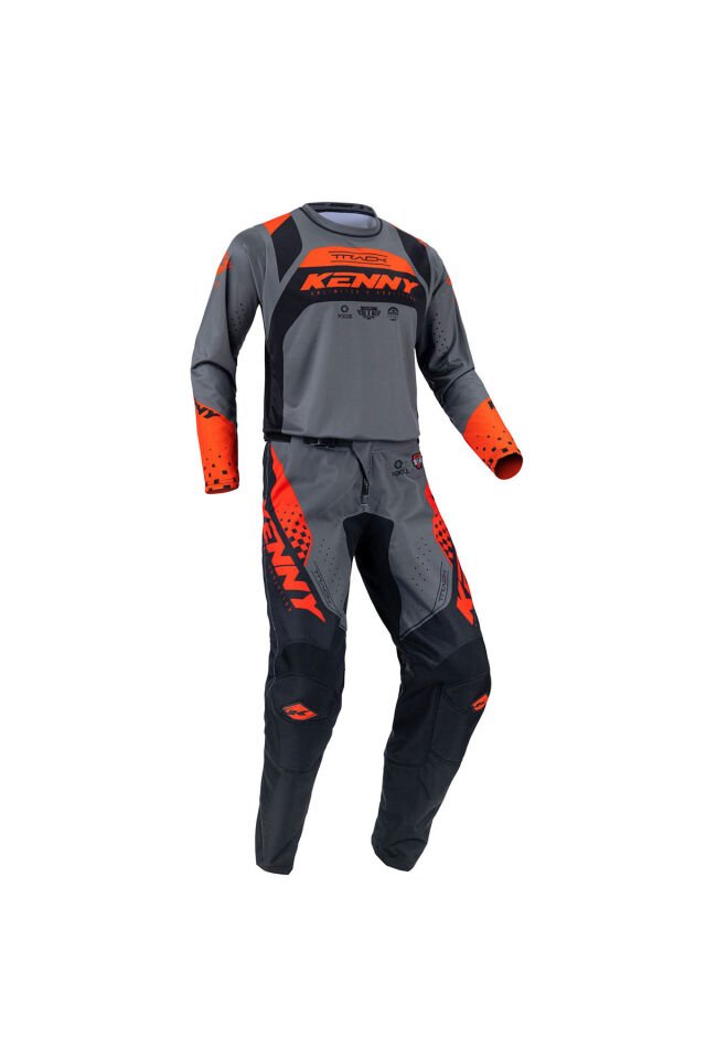 Kenny Racing Track Focus Pantolon Çocuk Orange Black
