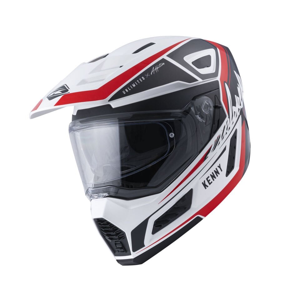 Kenny Racing Explorer Graphic Kask Kırmızı Red - L