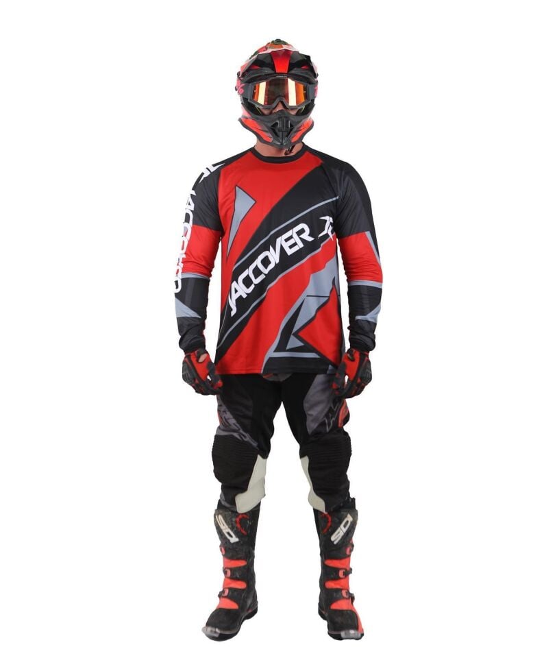 Jaccover Motocross Jersey - Red
