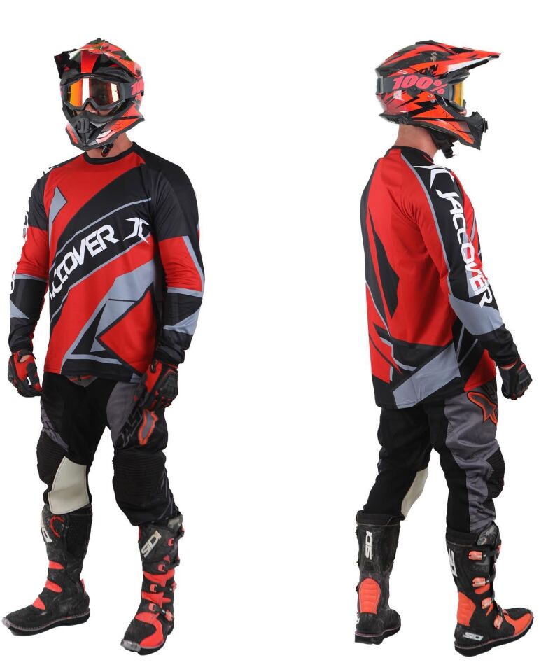 Jaccover Motocross Jersey - Red