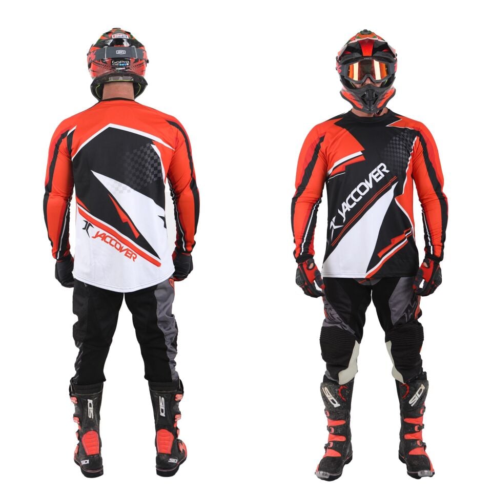 Jaccover Motocross Jersey - Red