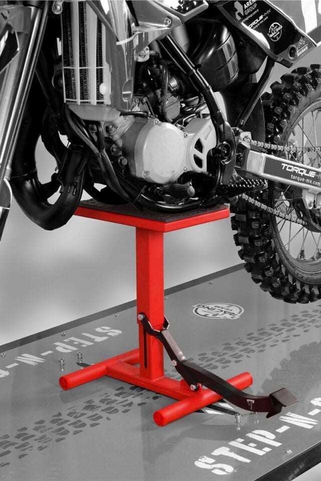 Torque-MX Motosiklet Kaldırma Sehpası HS1 Kırmızı