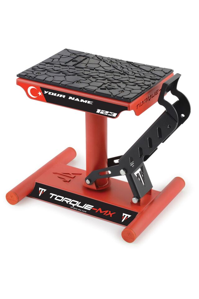 Torque-MX Motosiklet Kaldırma Sehpası HS4 Kırmızı