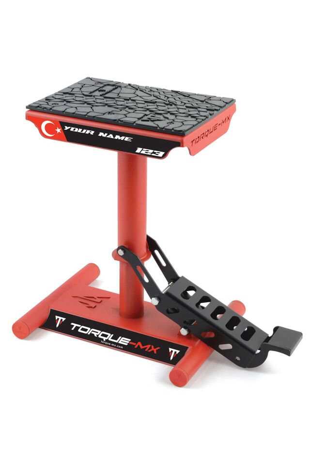 Torque-MX Motosiklet Kaldırma Sehpası HS4 Kırmızı