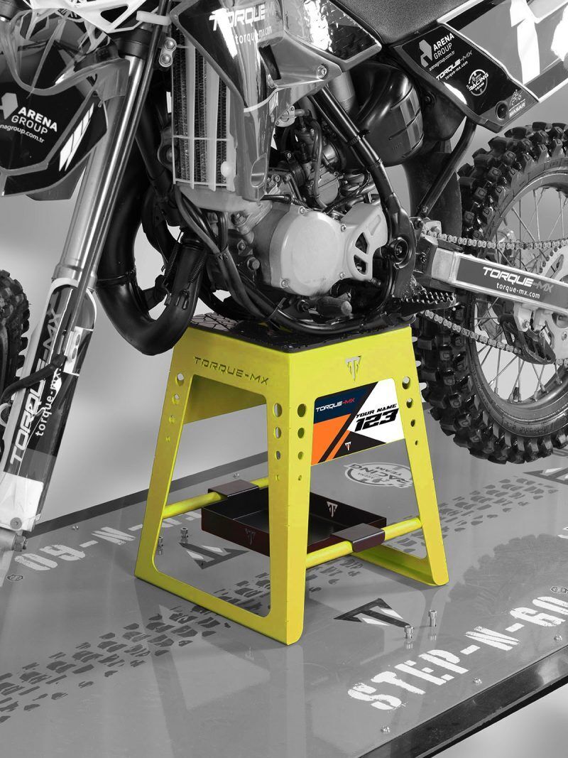 Torque-MX Sabit Motosiklet Sehpası SS1 Sarı
