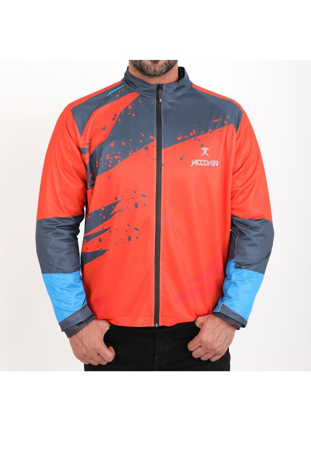 J-Sharp Fermuarlı Jersey Kirmizi - S