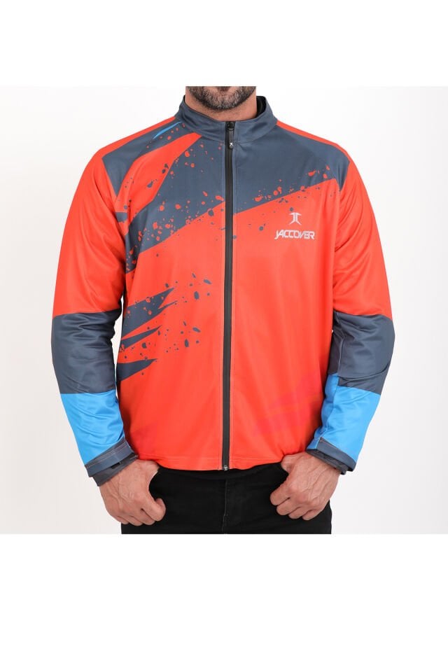 J-Sharp Fermuarlı Jersey Kirmizi - S