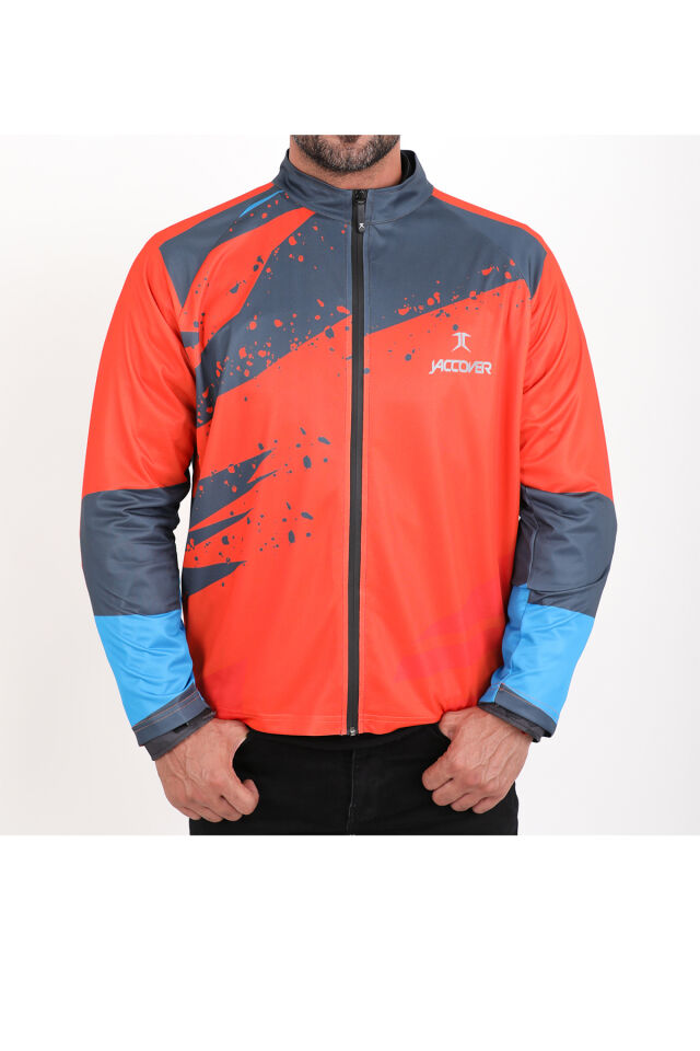 J-Sharp Fermuarlı Jersey Kirmizi - S
