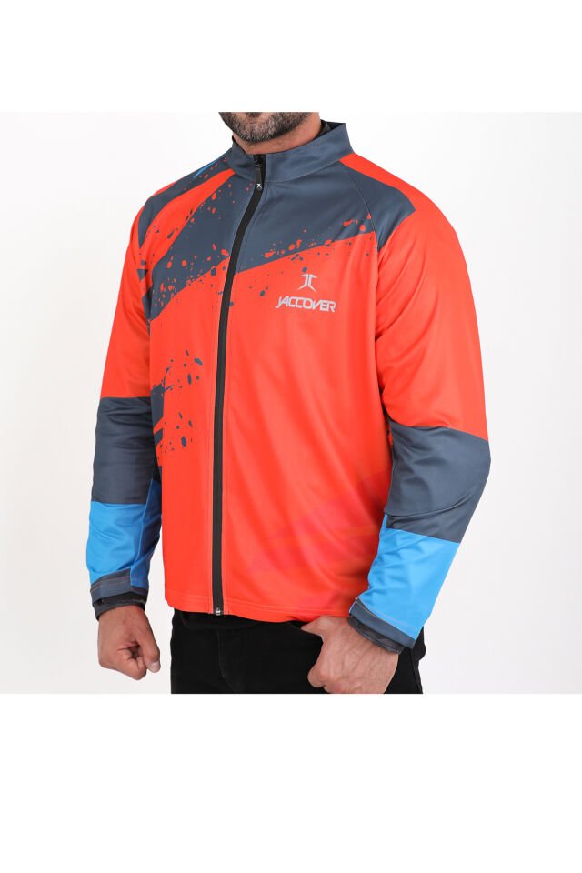 J-Sharp Fermuarlı Jersey Kirmizi - M